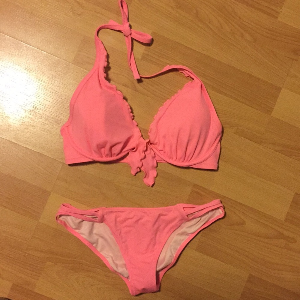 Victoria secret coral bikini